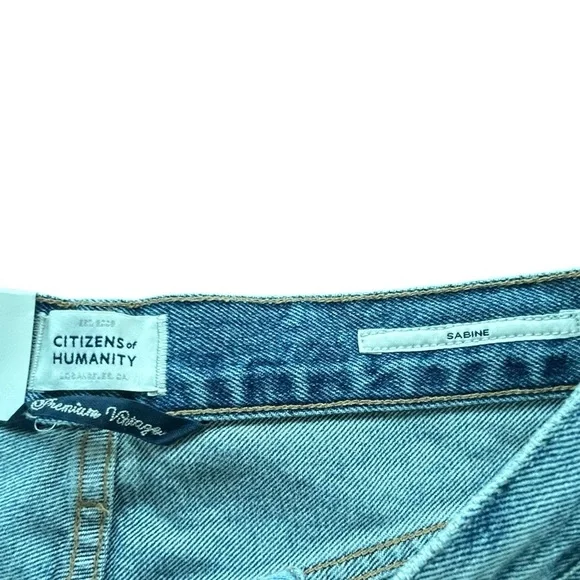 CITIZENS OF HUMANITY Sabine High Rise Straight Leg Jeans in Gretta Size 26 NWT - Picture 7 of 11